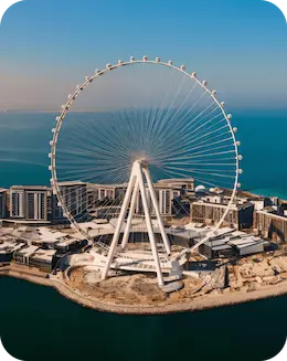 AIN DUBAI AND BLUE WATERS